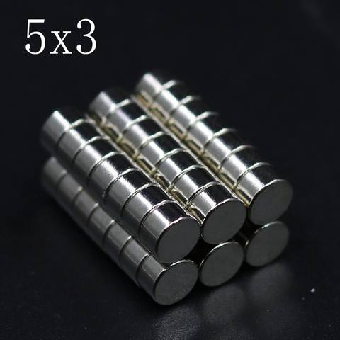 10/50/100/200 Pcs 5x3 Neodymium Magnet 5mm x 3mm N35 NdFeB Round Super Powerful Strong Permanent Magnetic imanes Disc 30x30 ► Photo 1/6