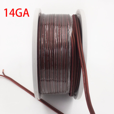 Pure Copper Car Audio Hi-Fi Speaker Cable OFC 14GA 1m 5m 10m 50m Speaker Wire Car Stereo HiFi/Car Audio System ► Photo 1/6