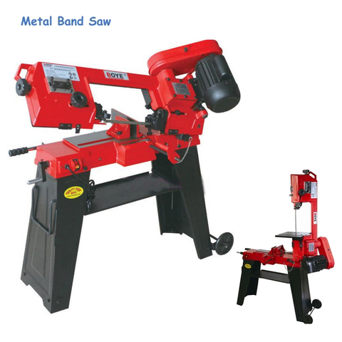 Metal Band Saw 220V 750W Vertical Band Saw Woodworking Sawing Machine English Manual Wood Cutting Machine Power Tools GFW5012 ► Photo 1/6