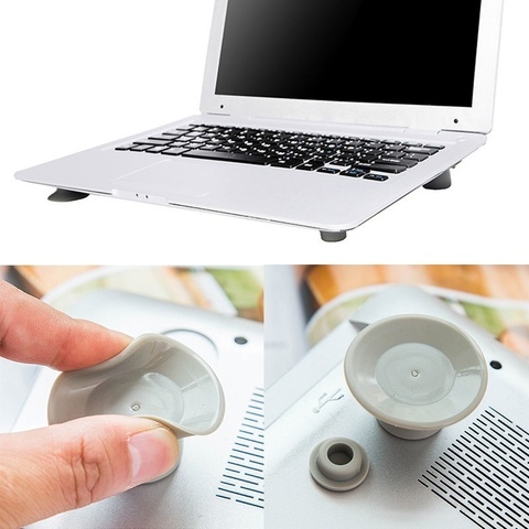4Pcs Laptop Notebook Laptop Heat Reduction Cooling Pad Cool Feet Suction Cup Thermal Stand for Laptop Notebook ► Photo 1/5
