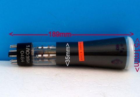 5lo38i CRT Picture Tube Clock Is Better than In14 In12 Glow Tube ► Photo 1/5