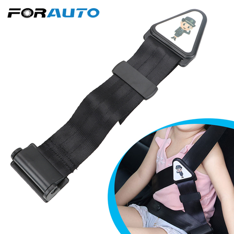 FORAUTO Children Kid Car Safety Belt Car Baby Safety Seat Strap Belt Buckle Adjuster Seat Belt Correction Tape Universal ► Photo 1/6