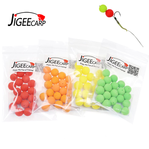 JIGEECARP 20pcs Carp Fishing Round Pop Ups Boilies Baits Corn Apple Strawberry Sweet potato Flavor Carping Bait 8mm 10mm 12mm ► Photo 1/6