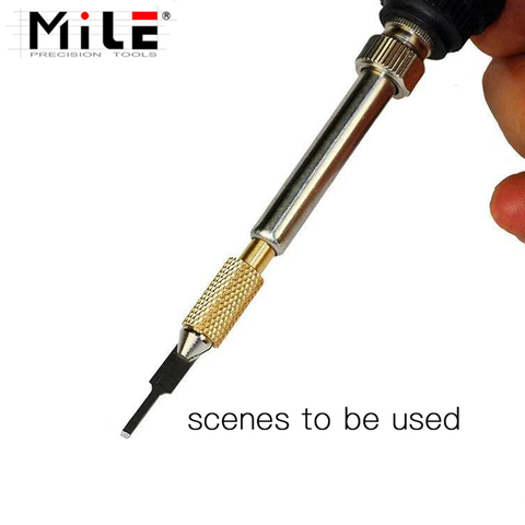 MILE 936 Electric Soldering Iron Transfer Copper Head For iPhoneX XS MAX Back Cover Repair Delete Glue Blade Chip Repair ► Photo 1/6