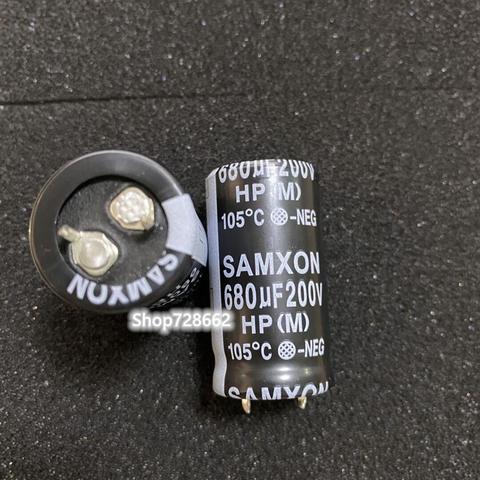 10PCS new  200v680u  22X40mm Aluminum Electrolytic Capacitor 680UF 200V ► Photo 1/1