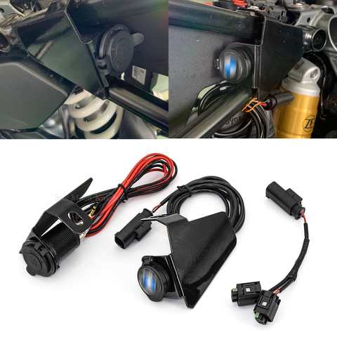 For BMW R1200GS R1250GS Adventure R1250 GS Dual Usb Charger Motorcycle Lighter Charger Cigarette Waterproof Socket Adapter ► Photo 1/6