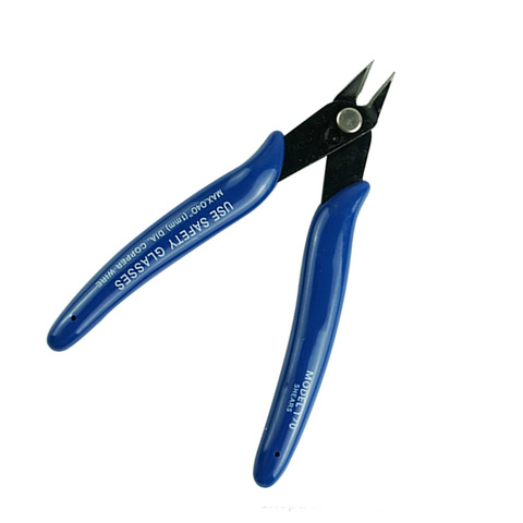 170 Mini Diagonal Pliers Electrical Wire Cable Cutters Cutting Side Snips Flush Pliers Alicate Nipper Anti-slip Rubber Hand Tool ► Photo 1/3