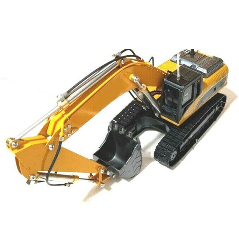 CUSTOM MADE  RTR 1/18 FULL Metal Scale Hydraulic Excavator w / FSi6 2.4G rc toy for child christmas gift ► Photo 1/6