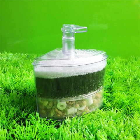 1Pc Aquarium Air Driven Bio Corner Filter Sponge Fry Shrimp Nano Fish Tank Aquarium 10*8*12 cm ► Photo 1/6