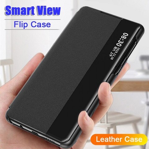 Flip Case For Samsung Galaxy A42 S20 FE 5G A31 A51 Smart Window View Shockproof PU Leahter Cover For Samsung S21 Ultra S21 Plus ► Photo 1/6