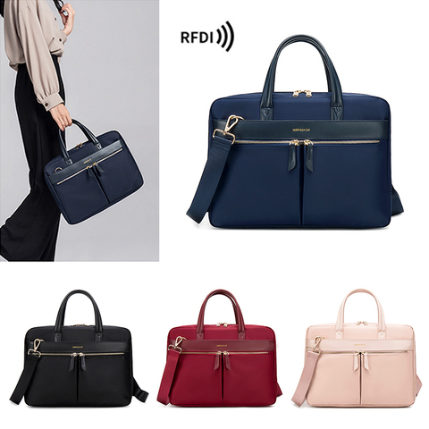 Fashion Women's Notebook Briefcase For 13.3 15 16 Inch Laptop Crossbody Bag Shoulder Bags Business Travel Office Ladies Handbags ► Photo 1/6