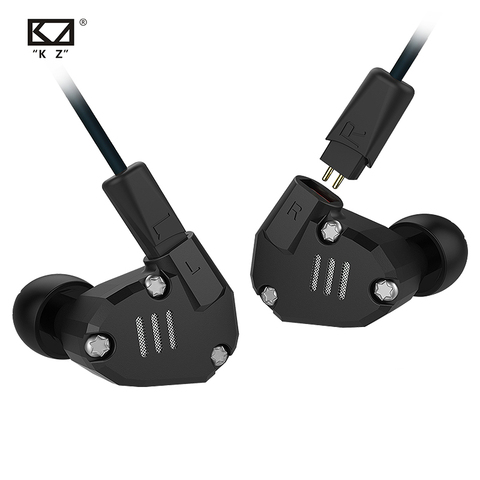 KZ ZS6 2DD+2BA Hybrid In Ear Earphone HIFI DJ Running Sport Earphone Earplug Noise Cancelling Headset Earbud kz zsx zs10 pro zax ► Photo 1/6