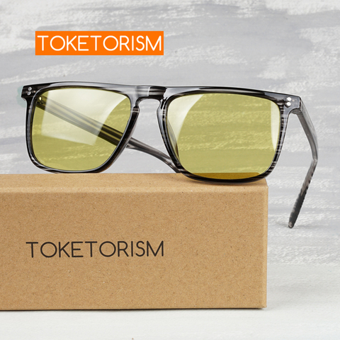 Toketorism Day and Night Photochromic Sunglasses Polarized Yellow Glasses for Driving ► Photo 1/6