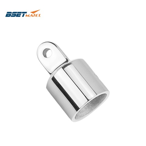 Stainless Steel 316 Pipe Eye End Cap Bimini Top Fitting Hardware Marine Boat Yacht External Eye End Canopy Tube End ► Photo 1/6