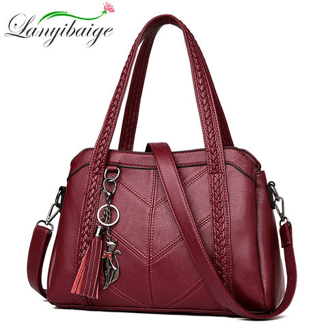Luxury Handbags Women Bags Designer Genuine Leather Handbags Sac A Main Women Crossbody Messenger Bag Casual Tote Shoulder bags ► Photo 1/6