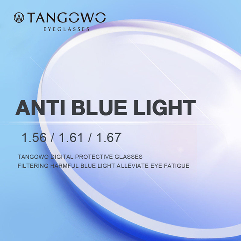 1.56 1.61 1.67 (+10.00~-10.00) Anti Blue Light Prescription CR-39 Resin Aspheric Glasses Lenses Myopia Hyperopia Presbyopia Lens ► Photo 1/6