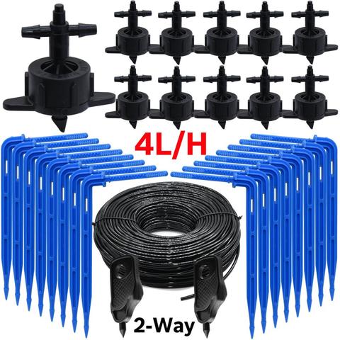 KESLA 2L/4L/8L 2-Way Greenhouse Drip Irrigation Drip Arrow kit Garden Irrigation system  grows Watering kit 20 Sets ► Photo 1/6