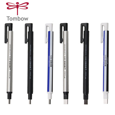 TOMBOW MONO Zero Eraser Mechanical Eraser Refillable Pen Shape Rubber Press Type Drawing Correction School Stationery 1 Pcs ► Photo 1/6