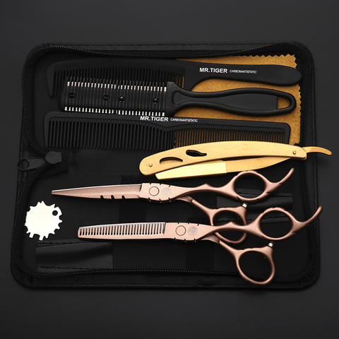 2022 New Professional Hair Cutting Shear Hairdressing Scissors High Quality Salon Barber Scissor Hairdresser Haircut Scissor Set ► Photo 1/6