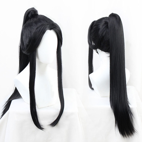 75cm long anime cosplay hair warrior headdress swordsman headwear halloween cosplay movie Tv Play ► Photo 1/3