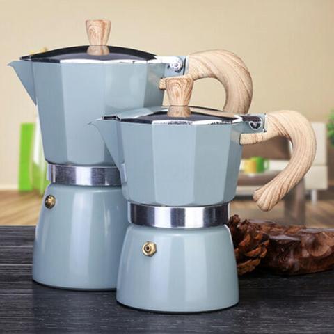 Top Coffee Pot Stovetop Percolator Tools Italian Moka Maker Maker Stove  Aluminum Kitchen Espresso Coffee - AliExpress