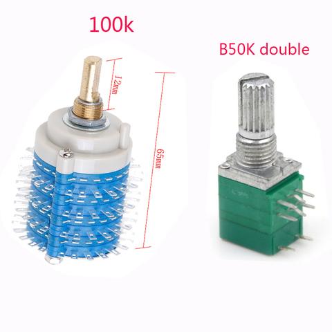 1pc 4 Pole 24 Step 4*24 Rotary Switch Attenuator Volume Control DIY Potentiometer ► Photo 1/6