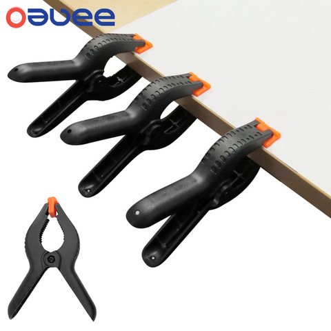 Oauee 2 Inch Spring Clamps DIY Woodworking Tools Plastic Nylon Clamps For Woodworking Spring Clip Photo Studio Background ► Photo 1/6