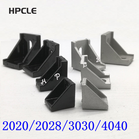 2022 2028 3030 4040 Corner Fitting Angle Aluminum Connector Bracket Fastener Furniture Hardware ► Photo 1/5