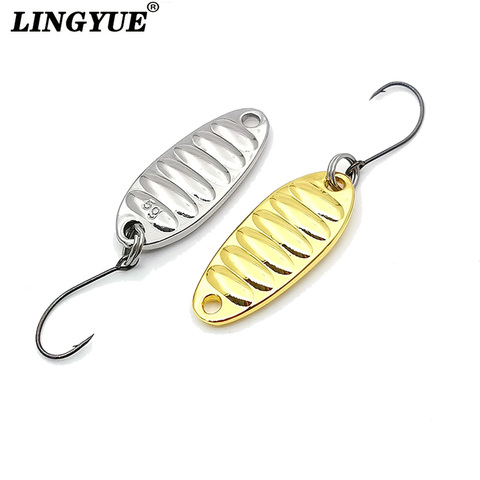 5pcs Metal Spoon Fishing Lure Micro Freshwater Fishing Tackle 1.5g /3g /5g / 7g Silver/Gold Mini Hard Bait Isca Artificial Pesca ► Photo 1/6
