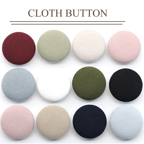 10pcs/lot  Sewing Metal Manualidades Buttons Diy Accessories Aluminum Button for Clothing Decorative Colorful Cloth Buttons ► Photo 1/5