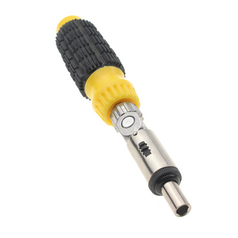 1PCS Brand New 1/4 Inch Hex Left/Right Rotating 180 Degree Ratchet Screwdriver Drive Tackle Extension Rod ► Photo 1/5