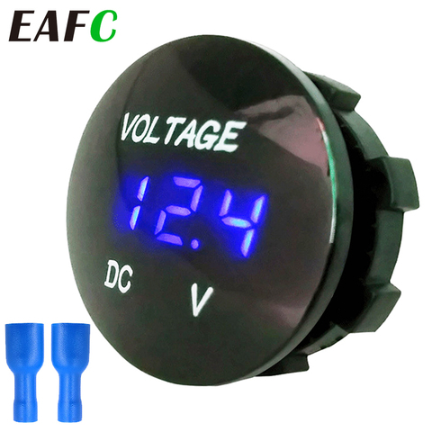 DC 12V-24V Digital Voltage Meter Car Motorcycle Voltmeter Voltage Tester for Car Auto Motorcycle Boat ATV Truck ► Photo 1/6