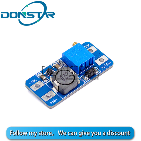 NEW MT3608 DC-DC Step Up Converter Booster Power Supply Module Boost Step-up Board MAX output 28V 2A ► Photo 1/1