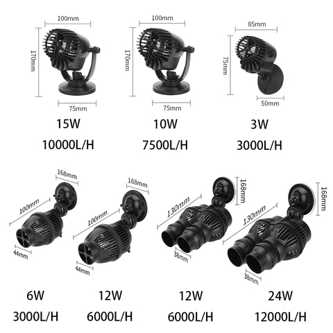 Wave Maker Wavemaker Water Pump for Aquarium Fish Tank Submersible Aerobic Pump Water Circulation Pump Flow Pump Surf Pump 220V ► Photo 1/6