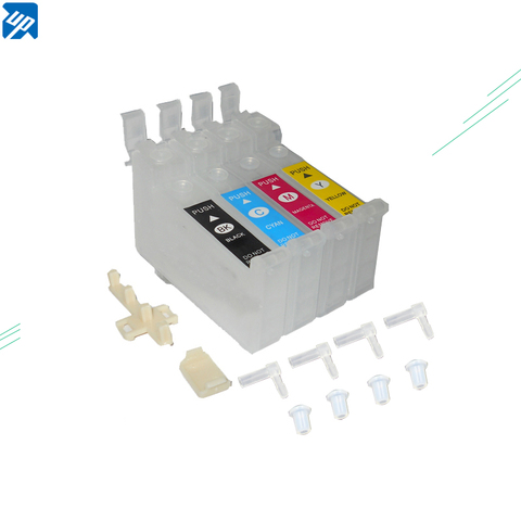 4pcs Empty CISS Cartridges for epson WF-3620 WF-3640 WF-7610 WF-7620 WF-7110 WF-7710 WF-7720 WF-7210 ink cartridge ► Photo 1/1