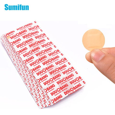 100Pcs First Aid Waterproof Healing Wounds Adhesive Bandage Round Band Aid Wound Plaster Sterile Hemostasis Stickers C694 ► Photo 1/6