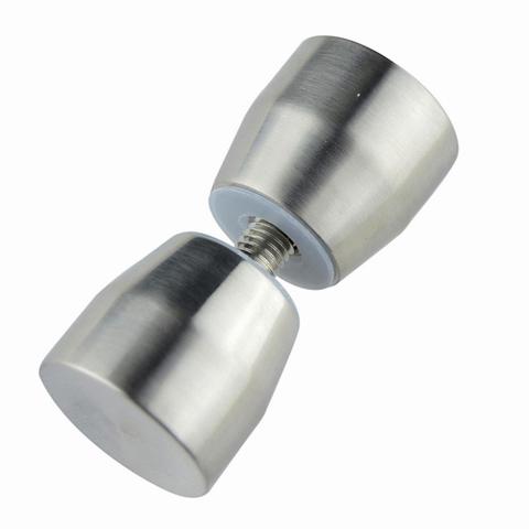 Double sided knobs Handle Stainless Steel Back-to-Back Glass Door Knob Puller Push Bathroom Shower Handle ► Photo 1/6