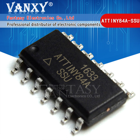 2pcs ATTINY84A-SSU SOP14 ATTINY84A-U 84A-SSU SOP ATTINY84A ATTINY84 SOP-14 IC ► Photo 1/2