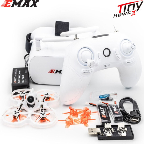 EMAX Tinyhawk II 75mm 1-2S Whoop FPV Racing Drone RTF / BNF FrSky D8 Runcam Nano2 Cam 25/100/200mw VTX 5A Blheli_S ESC ► Photo 1/6