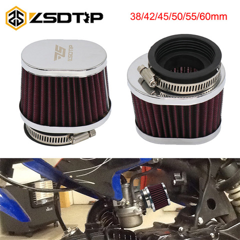 ZSDTRP 38 42 45 50 55 60mm Motorcycle Air Filter Motocross Scooter Air Pods Cleaner for PWK 21/24/26/28/30/32/33/34/35 ► Photo 1/6
