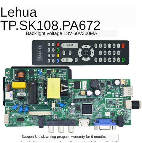 New original LCD TV motherboard TP.SKR108.PA672 ► Photo 1/2