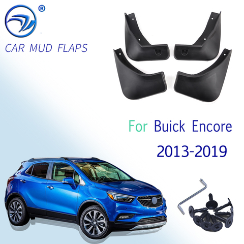 For Opel Mokka X Vauxhall Buick Encore 2013 - 2022 Mudflaps Splash Guards Front Rear Set Mud Flaps Mudguards 2014 2015 2016 2017 ► Photo 1/6