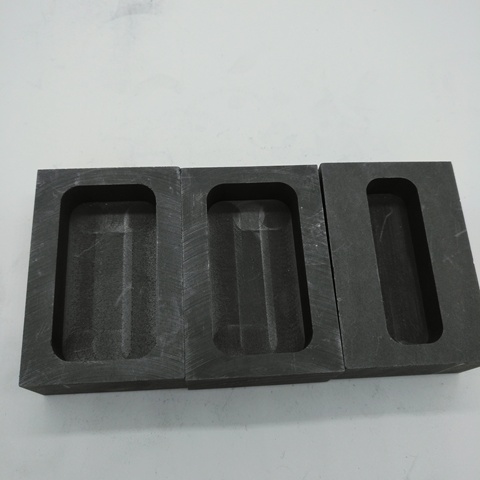 sqaure graphite crucible Casting Ingot Bar Mold For Gold Silver Copper Melting Refining ► Photo 1/4