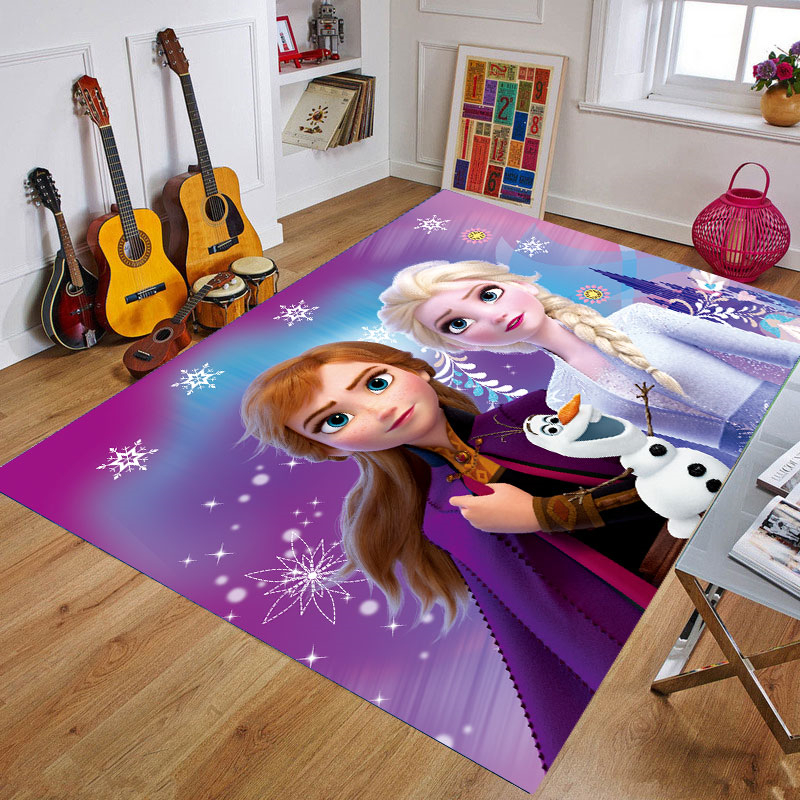 Frozen Anna Elsa Playmat Door Mat Kids Boys Girls Game Mat Carpet Kids Rug 2020 