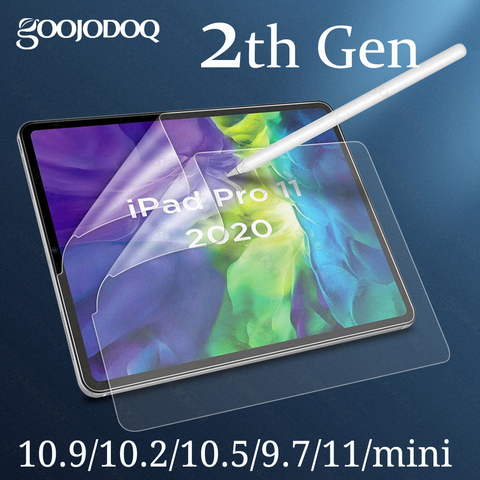 GOOJODOQ Like Writing on Paper Screen Protector for iPad Pro 11 10.2 10.5 iPad Air 3 4 10.9 2022 7th 8th Gen Screen Protector ► Photo 1/6