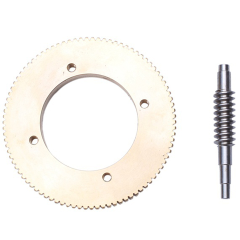 Stainless Steel Worm Tin Bronze Worm Gear Wear 1:90 Reduction Ratio Large Reduction Ratio ► Photo 1/6