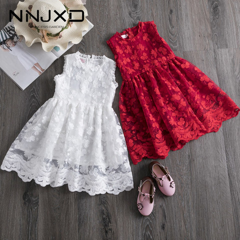 Girls Dress 2022 New Summer Brand Girls Clothes Lace And Ball Design Baby Girls Dress Party Dress For 3-8 Years Infant Dresses ► Photo 1/6