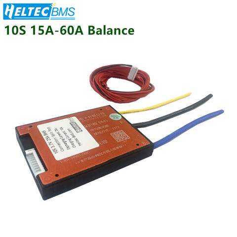 Waterproof  bms 10S 36V 15A 25A 35A 45A 60A BMS Used for 36v 10ah 35ah 60ah battery 60A continuous With balance function ► Photo 1/6