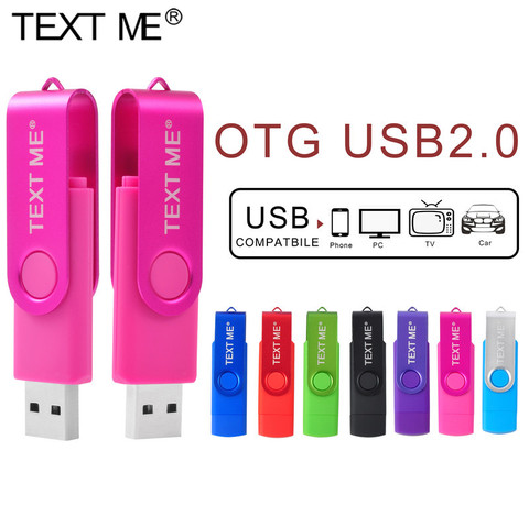 TEXT ME  64GB 3 IN 1 OTG Type c  USB Flash drive  Stick 16GB 32GB Pendrive 4GB 8GB USB Flash Drive For Computer/Android Phone ► Photo 1/6