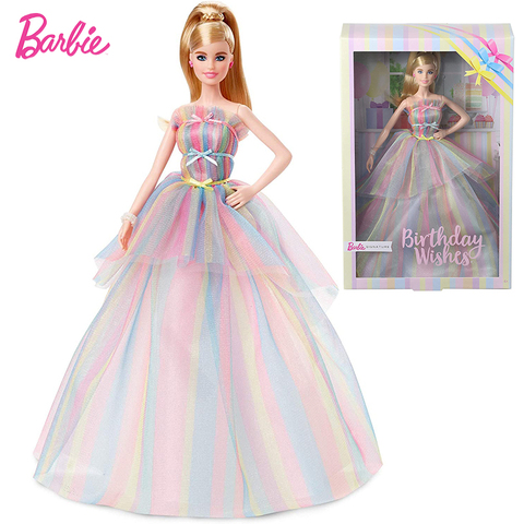 Original Barbie Doll Ballet Fairy Girl Beautiful Princess Fairytale CollectIon Edition Children Gift Toys for Girls Dolls Boneca ► Photo 1/6